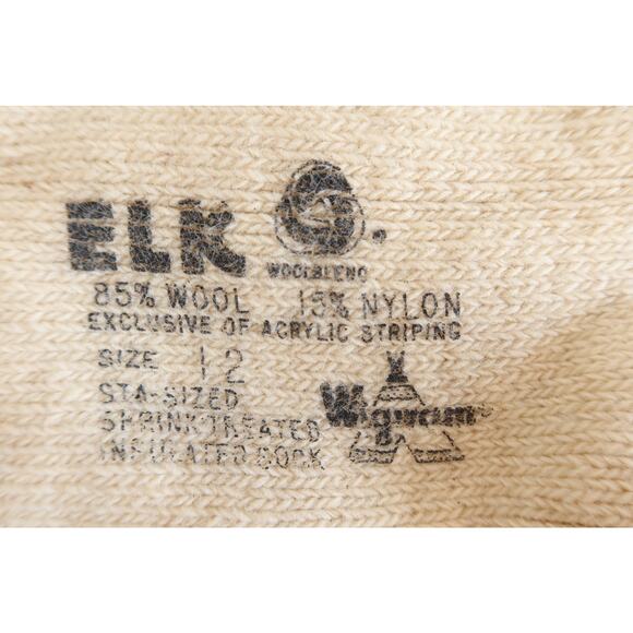Vintage Wigwam Outdoor Elk Socks 85% Wool Men's Size 12 NWT - Picture 3 of 3